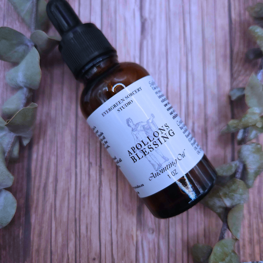 Apollon’s Blessing Ritual Oil | Divination, Devotion, Solar Power, Prophecy & Creativity