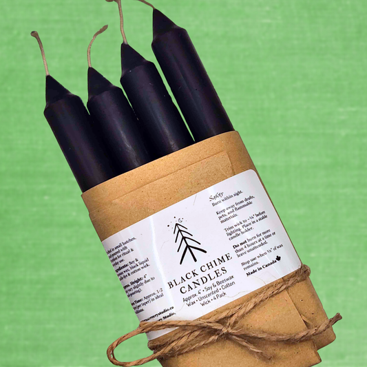 Handmade 4" Chime Soy and Beeswax Candles | Ritual & Spell Candles