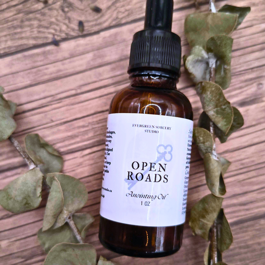 Open Roads Ritual Oil | Road Opening, Uncrossing & Opportunity Drawing